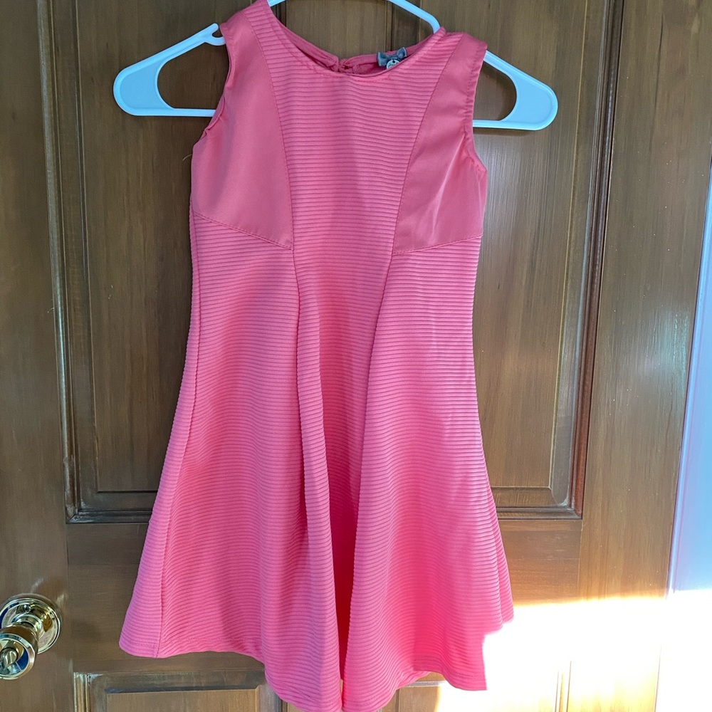 Girls Bright Pink Maxi Dress